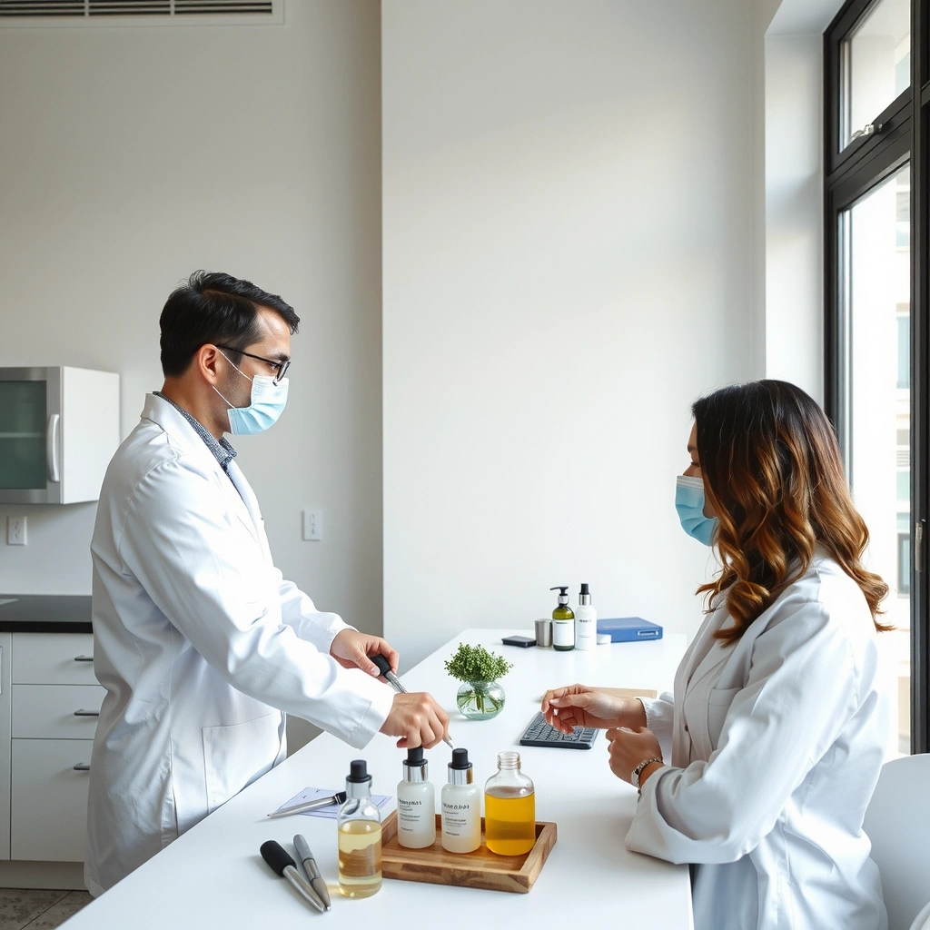 Scientific skincare research and development